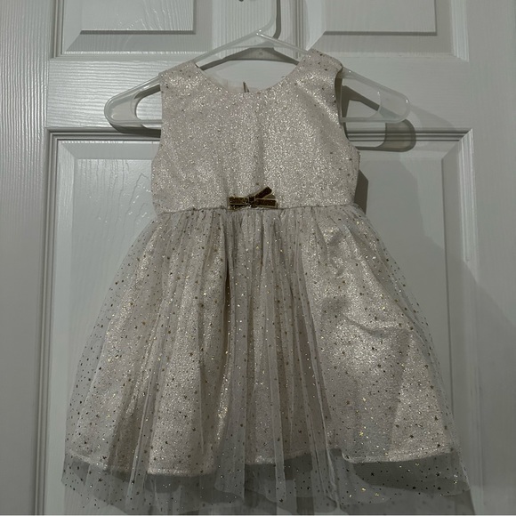 NWT Rachel Riley Girls Ivory & Gold
Tulle Dress - Picture 4 of 8